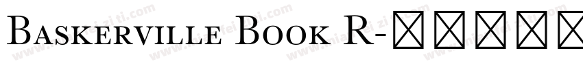 Baskerville Book R字体转换